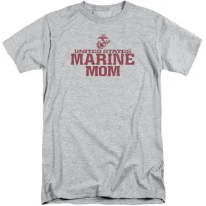 Proud Military Mom T-Shirt, Patriotic Family Support Graphic Tee, USA Army Style Shirt for Women, Casual Unisex Gift Top