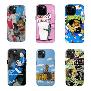 Veeeeze Wocky Sinner Pink Hip-Hop Art Phone Case,Tough phone case,for iPhone 16 15 14 13 12 11 17Pro Max,for Samsung S25 S24 S23 S22 Ultra,Gifts For Fans Men Women, Phone Accessories