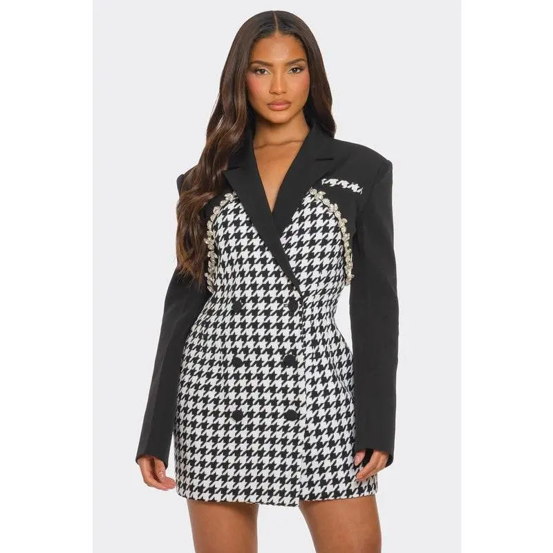 She Mean Business Blazer Dress
