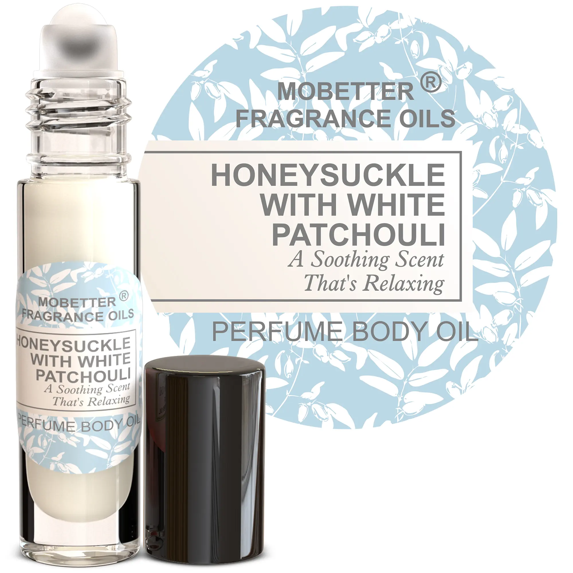 MOBETTER FRAGRANCE OILS Honeysuckle With White Patchouli Perfume Women Body oil pure uncut
