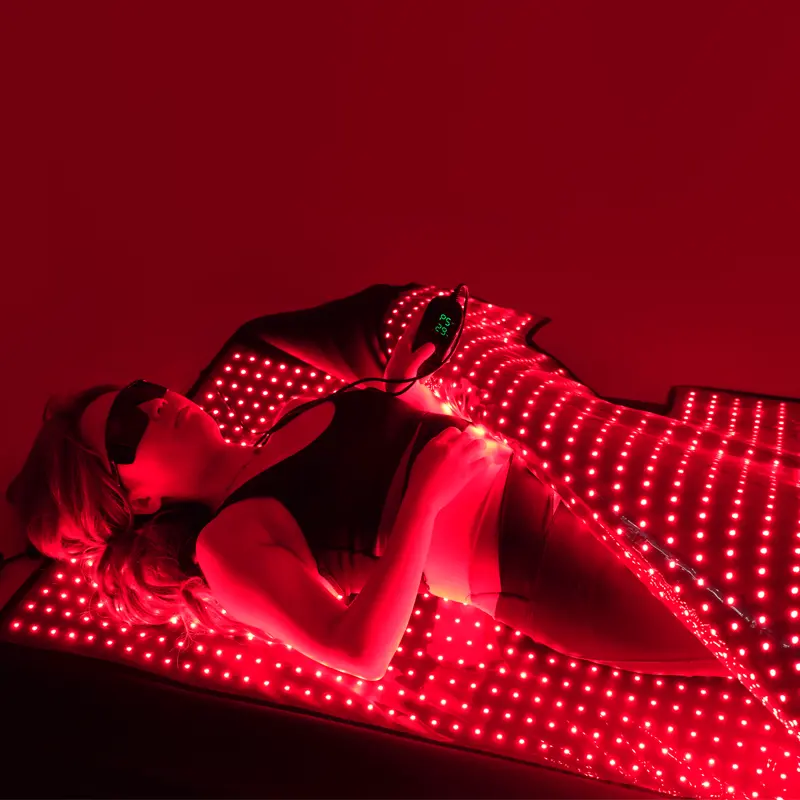 Red Light Therapy Blanket — Full Body Pod, 2,520 LEDs (660nm + 850nm)