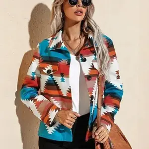 Women's Aztec Design Jacket
