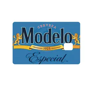 Modelo box inspired credit card cover sticker debit ebt