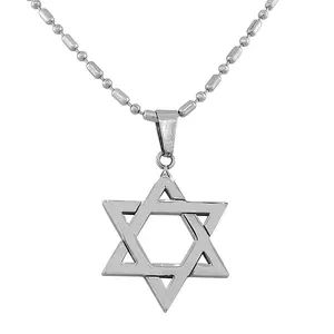 Classic Star of David Necklace Stainless Steel Classic Star of David Necklace Stainless Steel