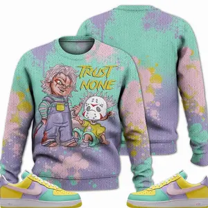 Yellow Pulse Hydrangeas Emerald Pink 2026, Air Force 1 Low Easter Outfits Ugly Sweater, Trust No One Scary Streetwear Sneaker Match Shirt