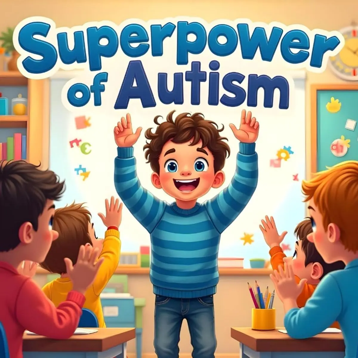 Superpower of Autism book for kids Sees the World Differently : An Inspirational Autism A Heartwarming Children's Storybook Books, Neurodiversity, Inclusion,Acceptance Awareness, Parents,Teachers Paperback – March 8, 2025