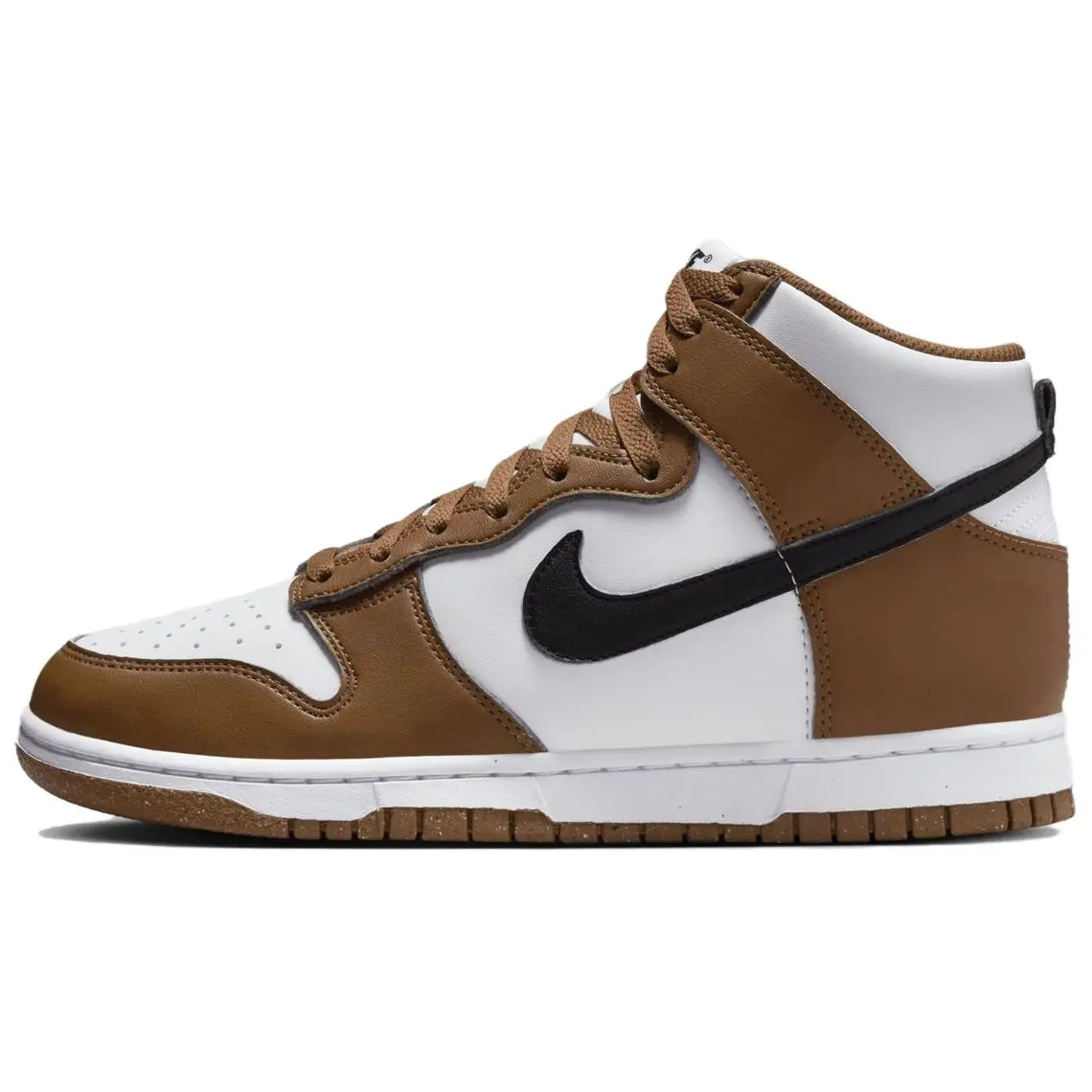 Nike Dunk High Next Nature Light British Tan Durable Non-slip Skate Shoes Brown Women's FV5960-200