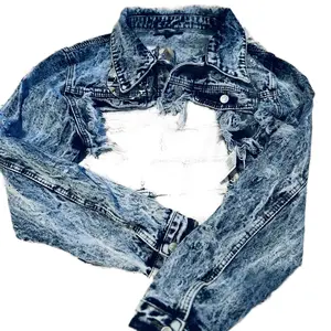Women’s jean jacket crop