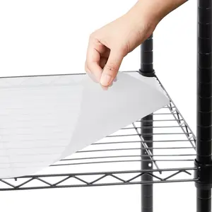 8 Pack 18 x 48 Inch Clear Plastic Waterproof Wire Shelf Liners for Organizing Metal Rack Shelves, Kitchen Cabinets, Cupboard and Pantry