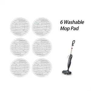6 pcs Replacement Steam Mop Pad, Reusable Steam Mop Cloth, Household Cleaning Tools, Compatible With Shark S7000 Series, Replacement Mop Pads