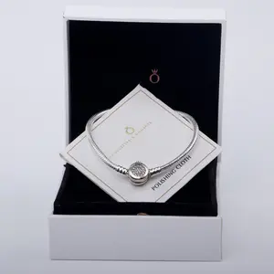 Silver - plated Bead Snake Chain Bracelet - Heart Charms, Ideal Gift for Women