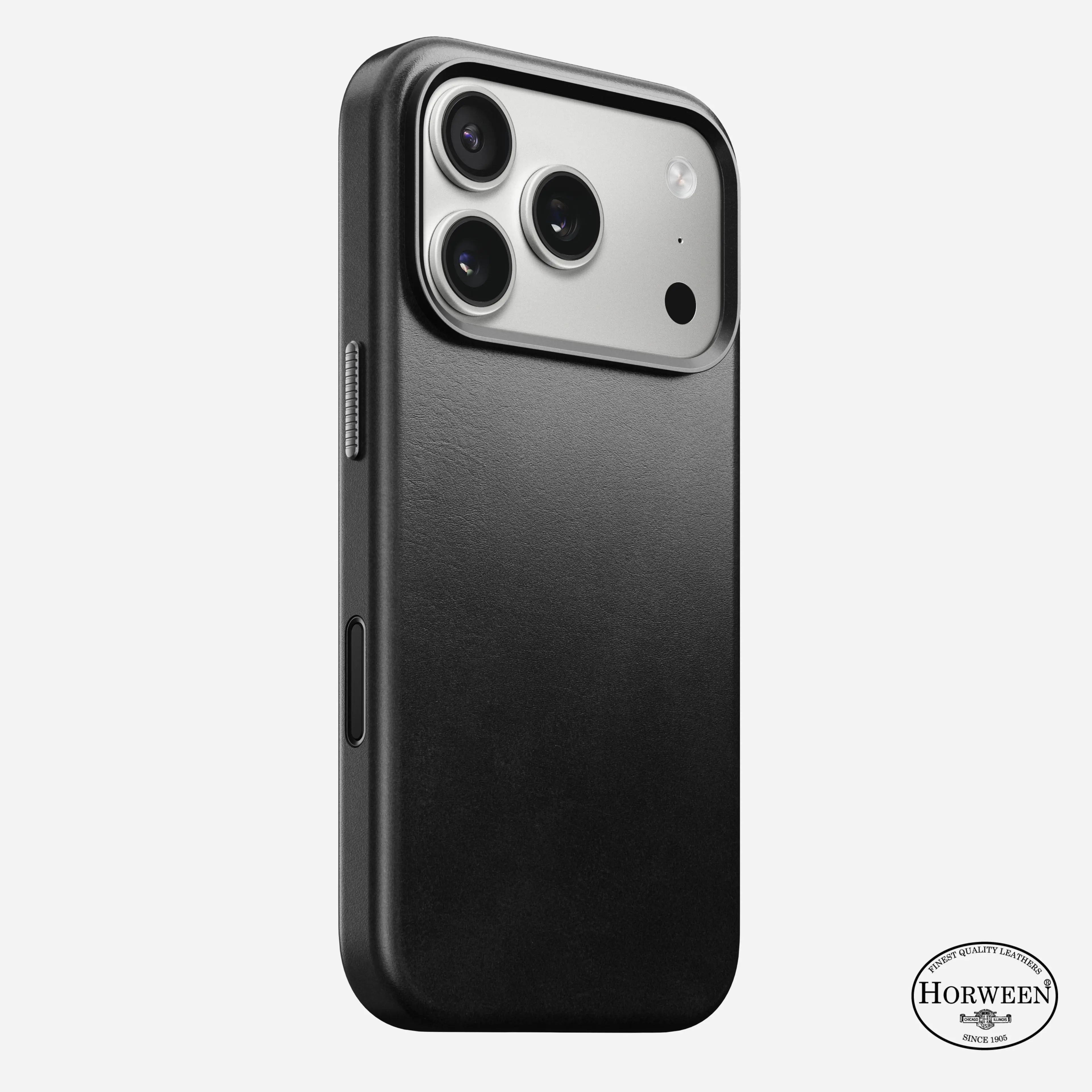 Traditional Leather Case - iPhone 17 Pro | Black | Horween