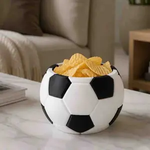 Soccer ball snack bowl
