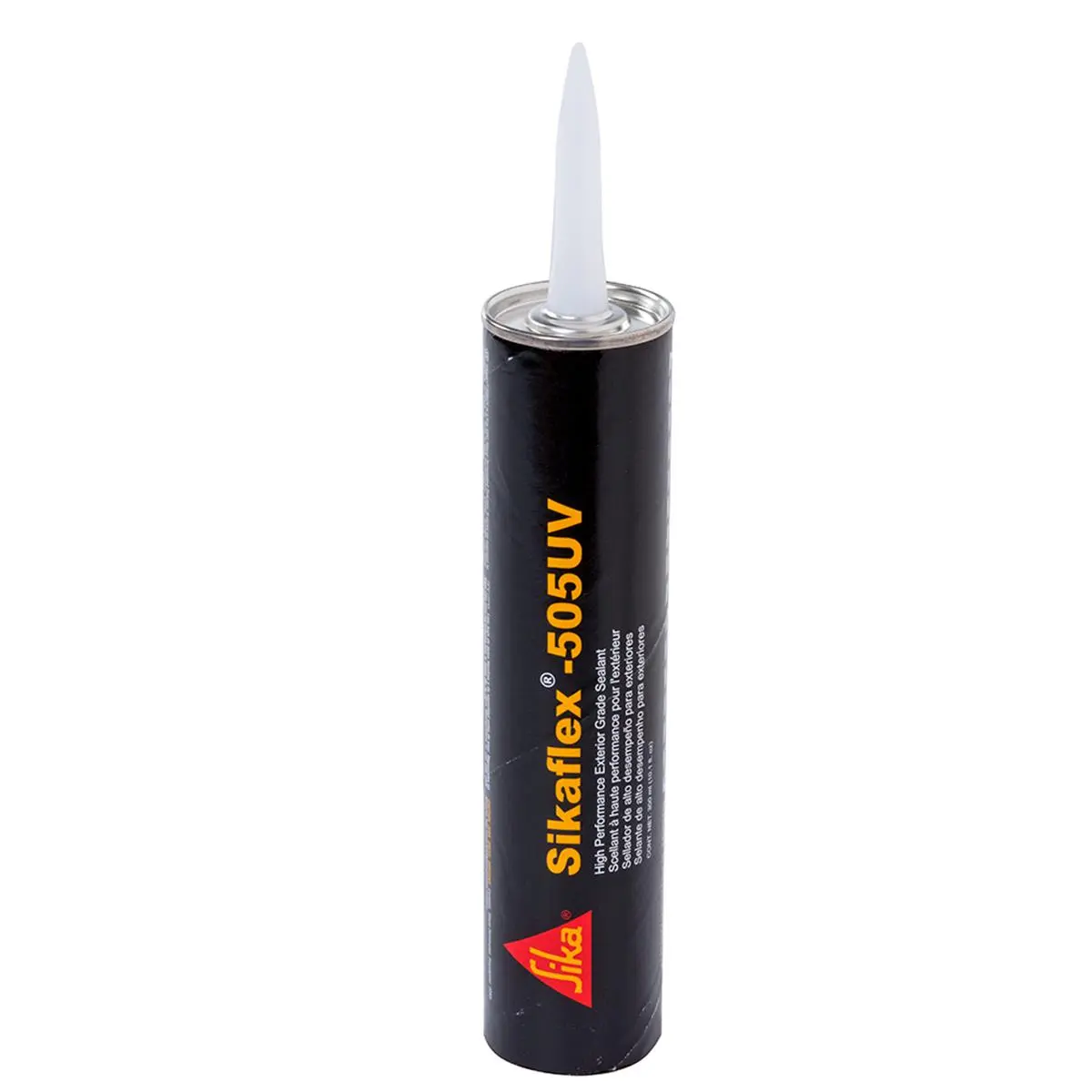 212 MAIN Sika Sikaflex 505UV High Performance Exterior Grade Sealant for Exterior Sealing, 10.3 oz (300 ml) White Weatherproof Cartridge