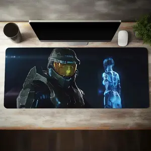 Halo Master Chief Mouse Pad Gaming Desk Mat Mouse Pad Pc Accessories no6