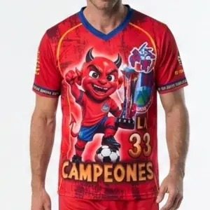 Municipal Rojos Campeones 33 Jersey
