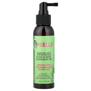 Mielle Strengthening Scalp & Edge Cleansing Oil, Rosemary Mint, 4 fl oz (118 ml)