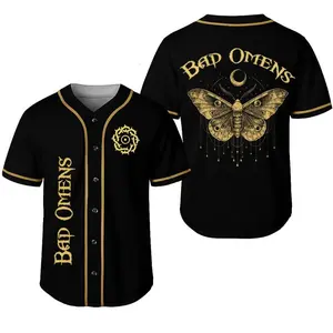 Bad Omens Heavy Metal Band Baseball Jersey , Best Gift For Rock Fan shirt