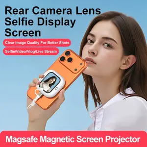 Mobile Rear Camera Selfie Rear Camera Small Screen | Portable Camera Tool Compatible with iOS/Android TikTok Live/Vlog Exclusive