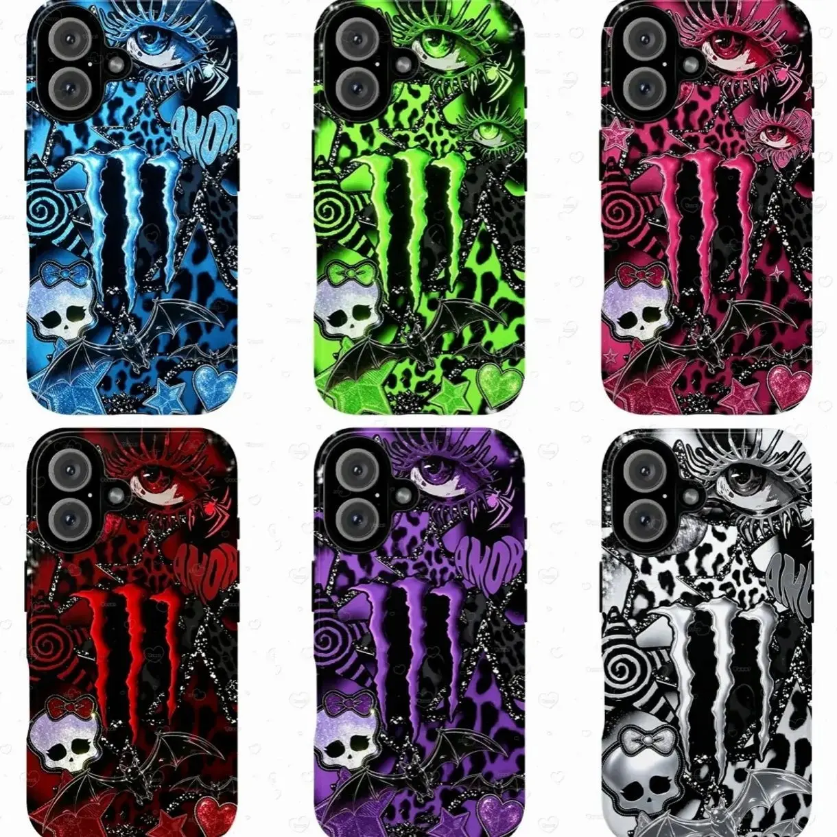 Viral M.ons.ter Compatible with iPhone 11, 12, 13, 14, 15, 16, 17 & more – check our available sizes
