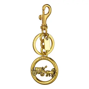 Cute Bag Charm, Vintage Car Keychain, Metal Hollow Out Bag Pendant, Women's Bag Accessory, Decorative Clip, Stylish Fashion Item, Keychain For Bags