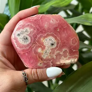 Rhodochrosite  Crystal Slab