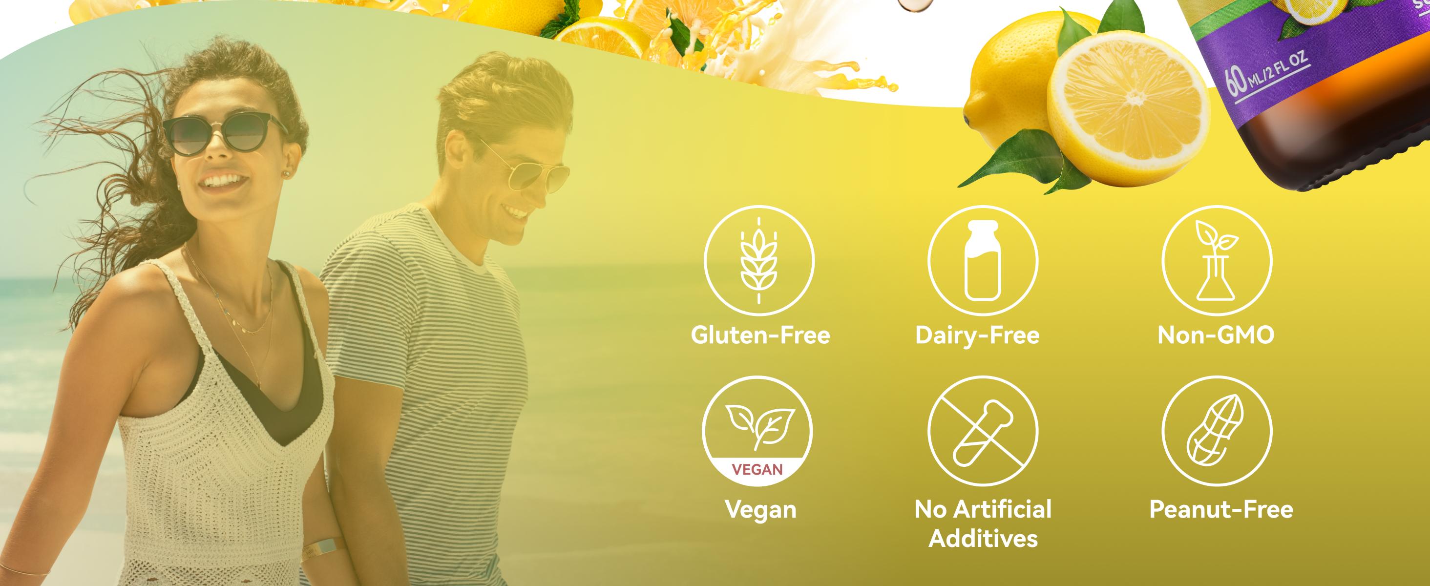 Magnesium Glycinate Liquid Drops with Magnesium Citrate & Taurate, L-Theanine, Vitamin D3, B6 - Supports Calm, Sleep, Muscle Relaxation, Leg Cramps & Energy, Sugar-Free Lemon Flavor, 60 mL theanine  supplement