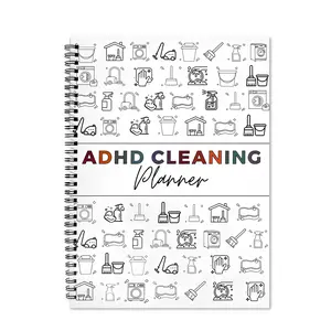 ADHD Home Cleaning Planner: Daily Checklists, Weekly & Monthly Schedules, Chore Tracker—Simple Cleaning Management Designed for Adults and Families