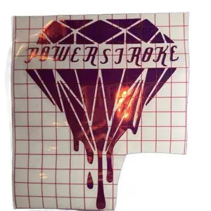 Power stroke truck decal