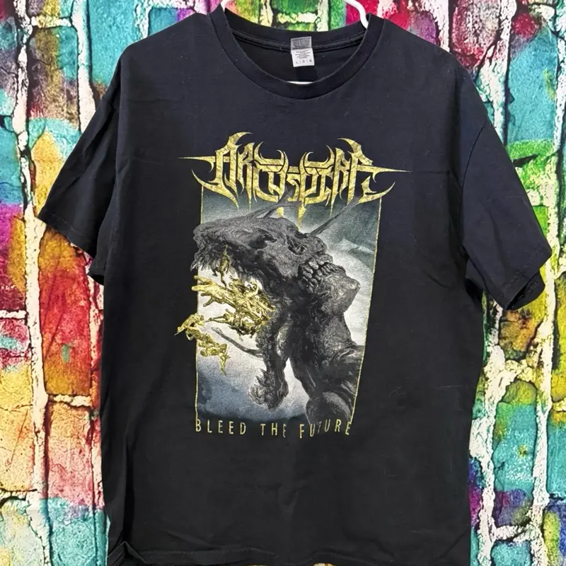 Archspire - Bleed the Future T-Shirt- Size L- Gildan Heavy Cotton Tee