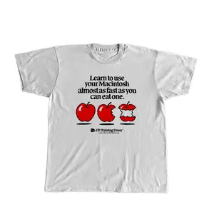 Vintage Computer Learning Macintosh White T-Shirt Unisex Shirt, Funny shirt, Graphic Unisex Tee, All Color All size