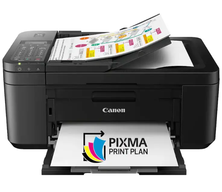 Canon PIXMA TR4720 Wireless All-in-One Inkjet Printer, Color Printer home office,Wireless,Document,  Small Business Printer, Desktop Printer, Canon Printer, Mobile Printing