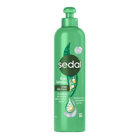 Sedal Curly Hair Styling Cream - Holds Curly Hair in Place, Lightweight, Good Smelling Formula, Frizz Control, Cruelty Free Fragrance