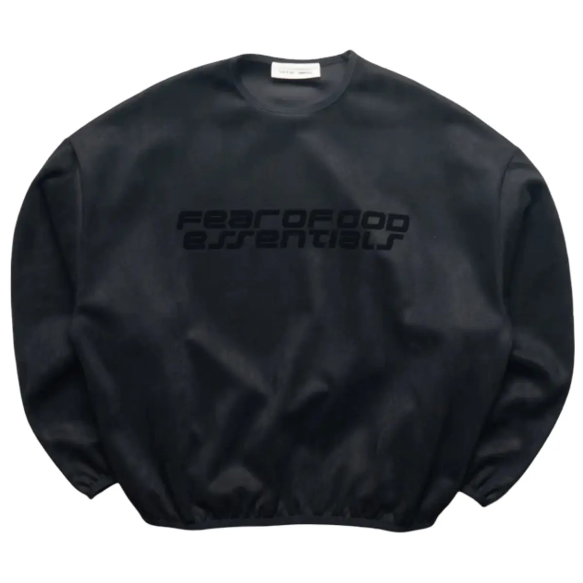 Fear of God Essentials Modern Crewneck Sweatshirt Vintage Black Men's Fashion Tops New