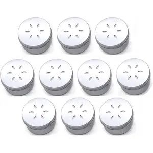 Scent Work Tins 6 Pack, Dog Training Box, Nose Work Containers (10pcs Drip)