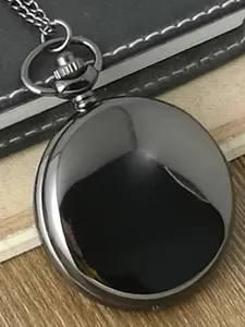 High-Value Trendy Flip-Cover Pocket Watch, Unisex Student Wristwatch Necklace, Fashion Creative Quartz Watch Gift Memorial