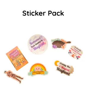 Exclusive Bookish Sticker Pack TikTok Shop Only Original Designs Inspired by Magical Romance Cozy Mystery Vibes Reader Life Energy Premium Vinyl Stickers for Kindle Cases Journals Water Bottles Laptops Book Carts Reading Nooks