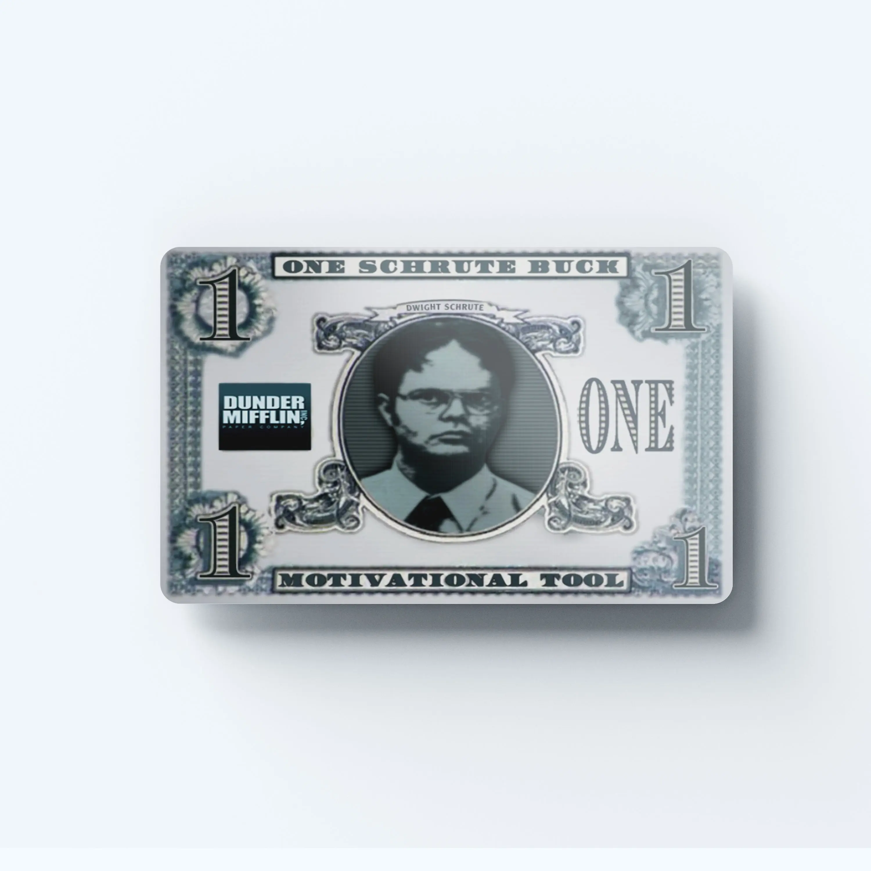 Schrute Buck Debit/Credit Card Skin, Vinyl Sticker - High Quality