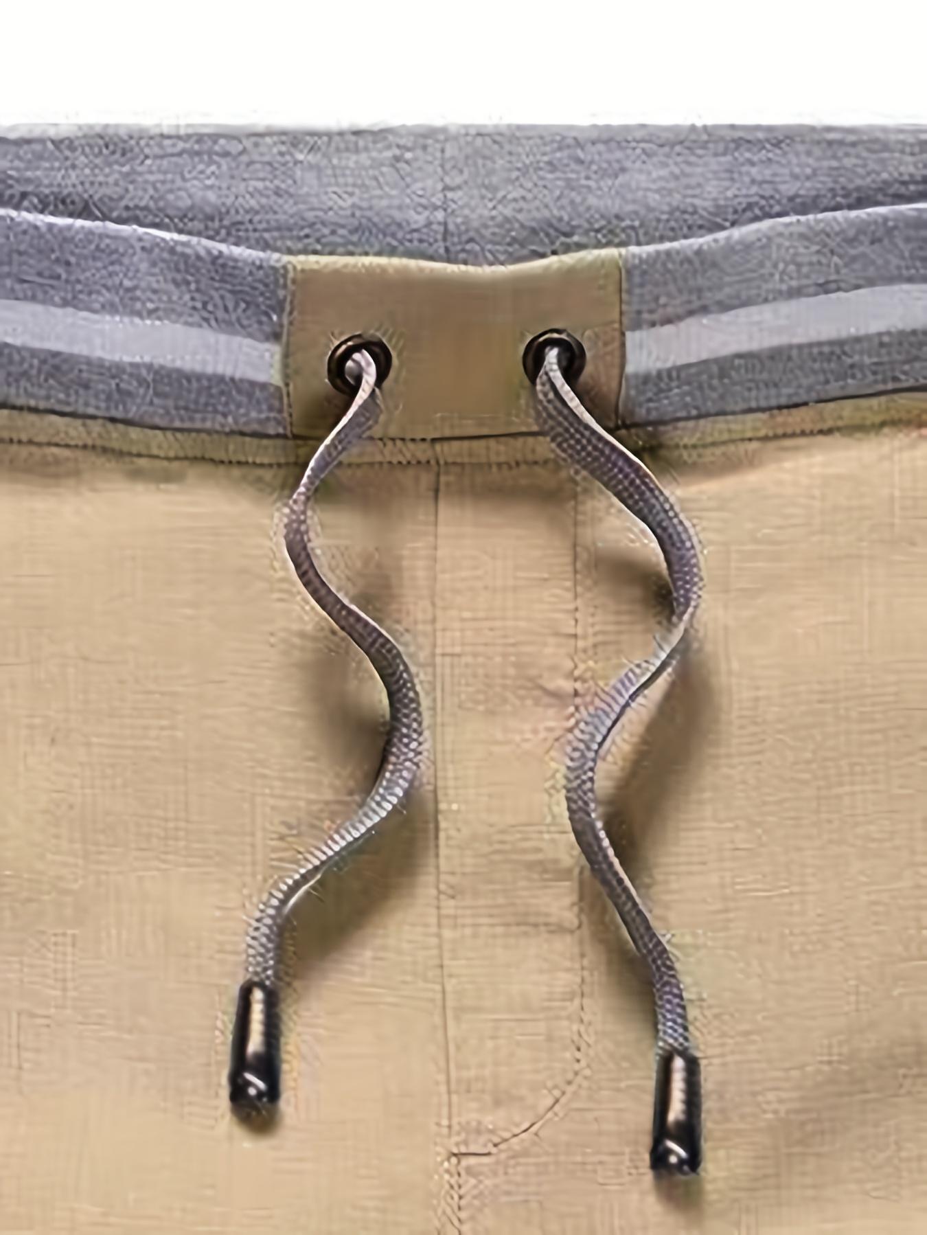 Clean Gent men’s loose-fit capri pants, summer casual drawstring waist, available in multiple colors, suitable for everyday wear and home loungewear, appropriate for various occasions, menswear.