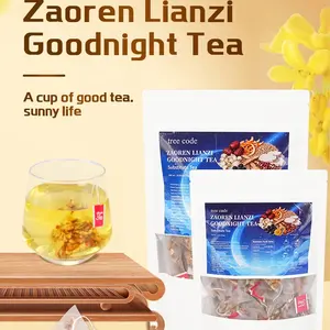 Tree Code Sleep Soothing Tea - 10 Organic Herbs for Natural Stress Relief, Immune Support, and Sleep Aid - Eco-friendly Tea Bags for Hot or Iced Enjoyment