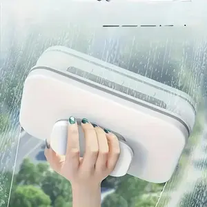 Magnetic Window Cleaner, Double-sided Magnetic Window Cleaner, Non-electric Manual Glass Wiper with Dual-sided Cleaning Surfaces, Window Cleaning Tool