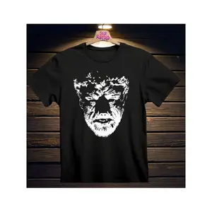 The Wolfman Horror Movie T-Shirt Black S-3XL