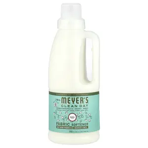Mrs. Meyers Clean Day Fabric Softener, Basil, 32 fl oz (946 ml)