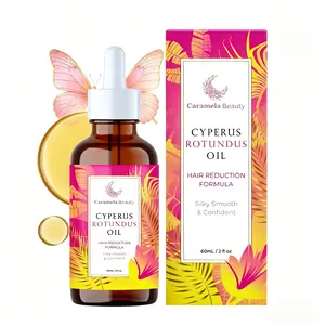 Cyperus Rotundus Oil for Natural Hair Reduction 60ml/2oz - Smooth & Confident Formula, Clinically Comparable to Laser, 0% Side Effects, Effective on All Hair Colors