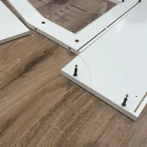 Split-Top Hamster Mansion: Independent Lid Access + Storage Drawer/Cabinet - Anti-Tip White Design