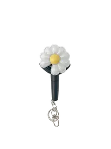 G-Dragon Concert Lightstick Keychain LED Limited Edition Black Green Red Glowing Sticks Daisy Charm with Glow-in-the-Dark Fan Lightstick Graduation Hat Charm Bag Accessory Keychain for GD Merch Lovers key chain holder