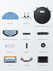 [Multi-purpose cleaning sponge brush], multi-purpose double-sided wiper for Windows, mirrors and tiles - plastic hand-held glass cleaning tool with soft wiper and wiper