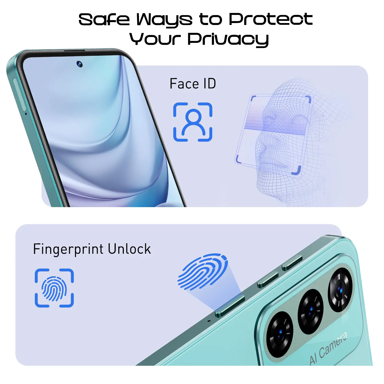 Xgody Unlock Phone Mate 60,6.79 Inch HD+ Screen Smartphone,4G Dual