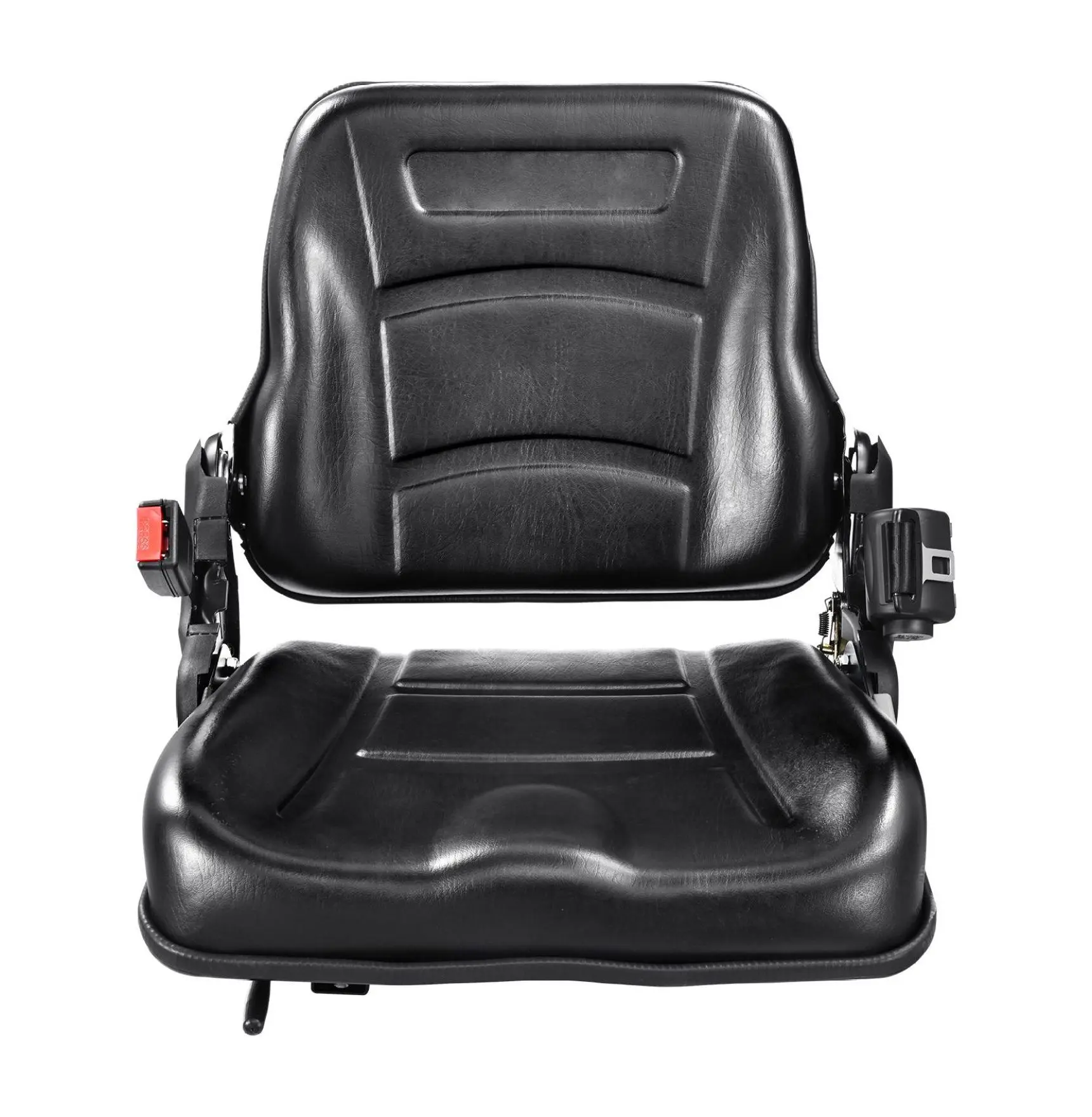 Forklift Seat, Fold Down Tractor Seat with Seatbelt & Micro Switch Regular Type Handrail