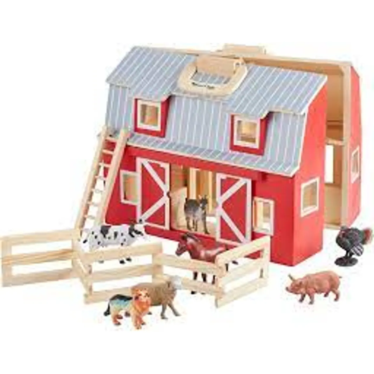 Wooden Fold & Go Barn